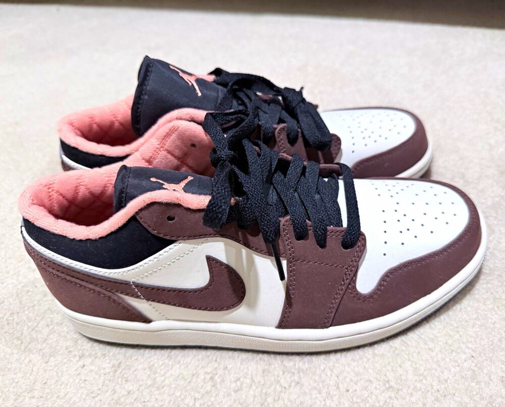 Nike Air Jordan 1 Low SE Mocha DC6991-200 Men’s Size US8 Brown/Pink/White